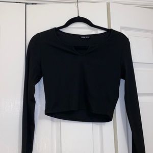 Black Long Sleeve Top